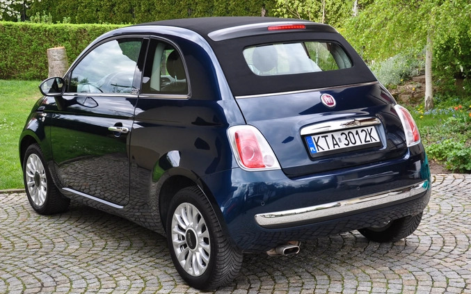 Fiat 500 cena 27500 przebieg: 90000, rok produkcji 2012 z Tarnów małe 781